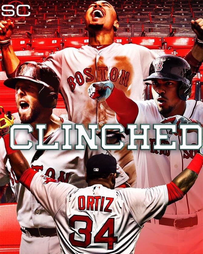 The Red Sox Win The AL East!!!