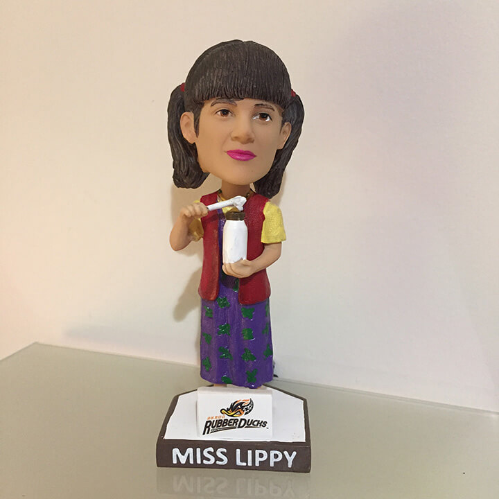 Bobble of the Day “Miss Lippy” Akron Rubberducks