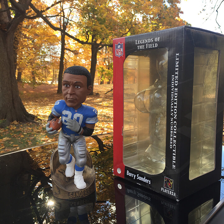 Bobble of the Day “Barry Sanders”