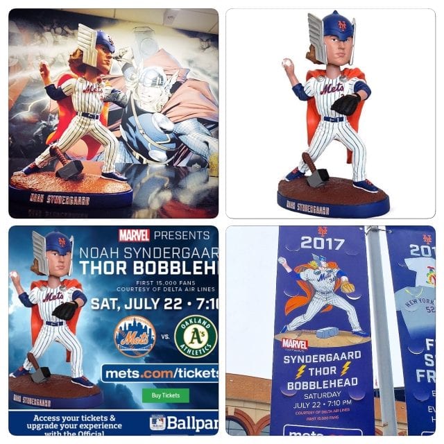 If you’re going to Saturday’s Thor/Marvel bobblehead game at Citi Field…..