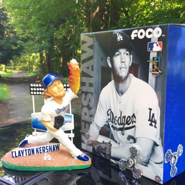 Los Angeles Dodgers Clayton Kershaw Bobblehead With Spinner