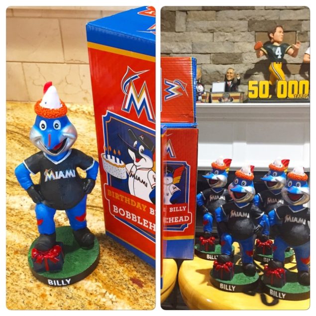 Bobble of the Day “Billy The Marlin” Happy Birthday Bobblehead