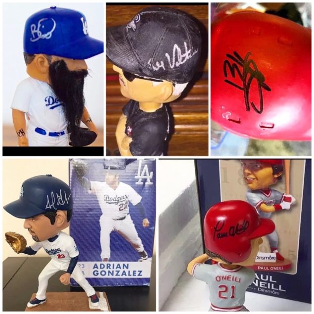 Does a signature from a player increase the value of your bobblehead?