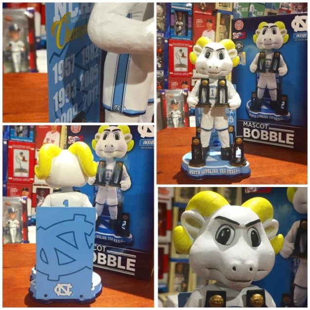 Bobble of the Day “UNC Tarheels” 6X NCAA Championship Bobblehead