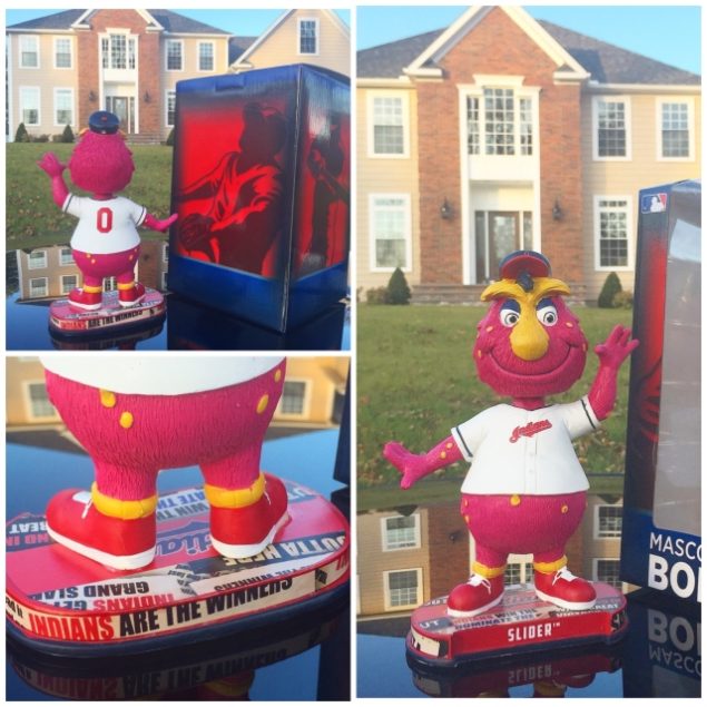 Bobble the Day “Slider” Cleveland Indians “Headline” Mascot Bobblehead