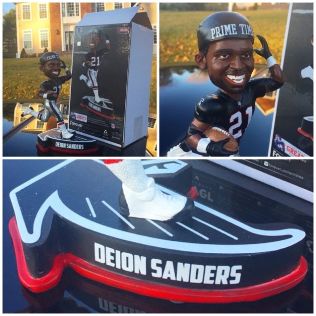 Bobble of the Day Deion Sanders “Prime Time” Bobblehead