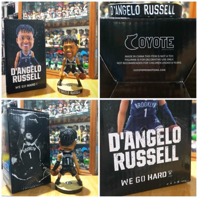 Bobble of the Day “D’Angelo Russell Brooklyn Nets SGA Bobblehead