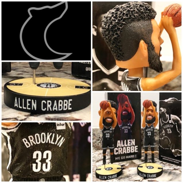 Bobble of the Day “Allen Crabbe” Brooklyn Nets SGA Bobblehead