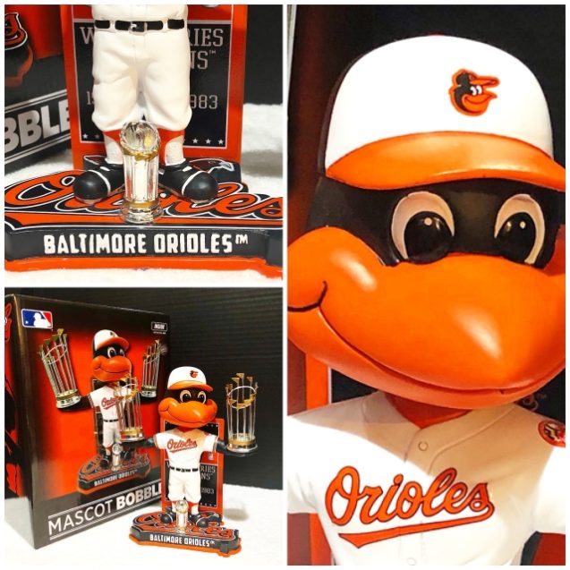 THE ORIOLE BIRD Baltimore Orioles Mascot Bobble Head 2017 Headlines FUNBIRD New* 