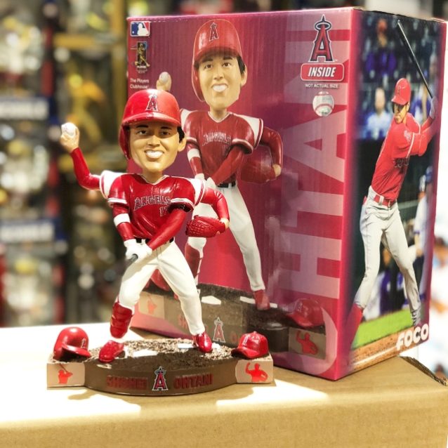 2018 Los Angeles Angels Limited Edition Bobble Bobblehead 1/144 Pitching Shohei Ohtani 