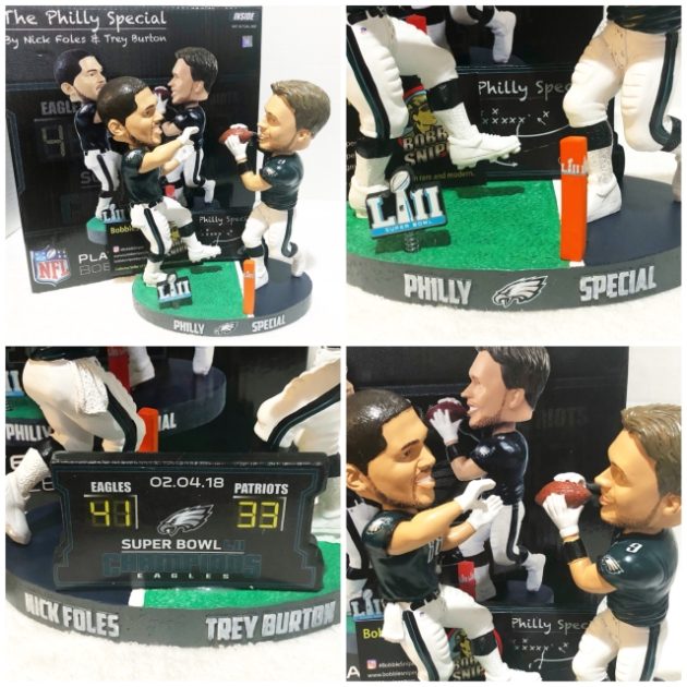 Bobble of the Day Trey Burton/Nick Foles “Philly Special” Duel Bobblehead