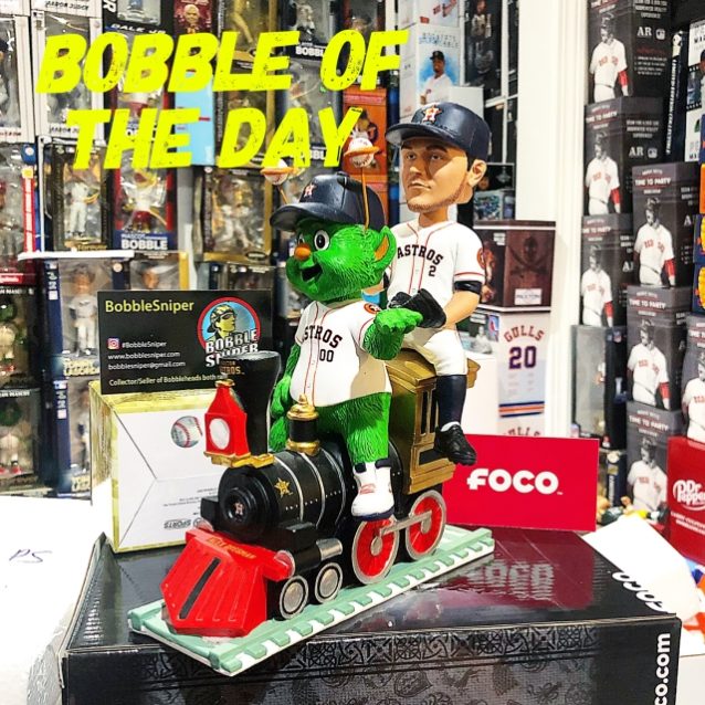 Bobble of the Day “Alex Bregman/Orbit Houston” Astros Duel Bobblehead