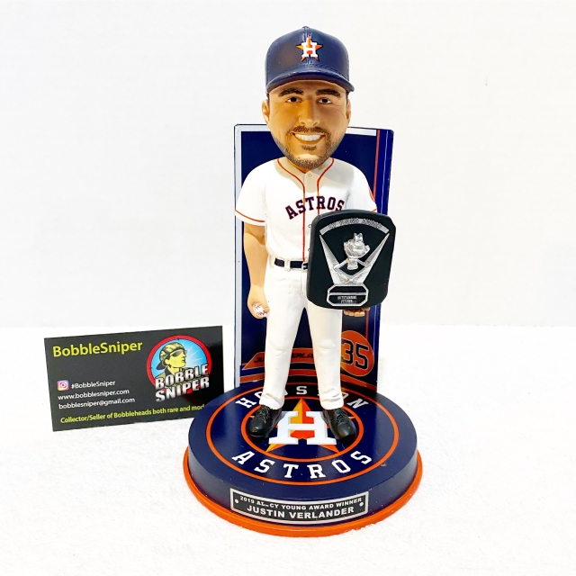 Bobble of the Day Justin Verlander 2019 American League CY Young Bobblehead