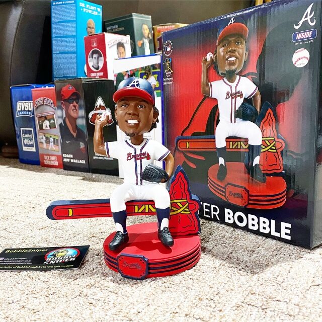 Bobble of the Day Ronald Acuna Jr. Riding Tomahawk Bobblehead