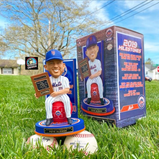 Bobble of the Day Pete Alonso “Rookie of the Year” Exclusive Bobblehead