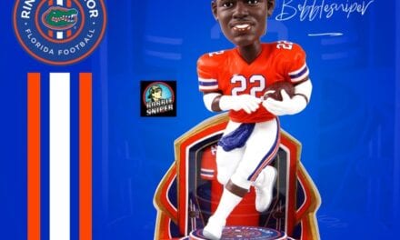 Emmitt Smith Gets the Ultimate “Ring of Honor” with a Florida Gator Bobblehead