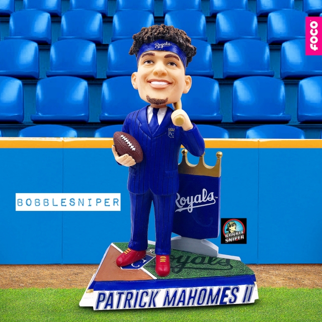 Mahomes Becomes “Royal” Owner With An Exclusive Bobblehead