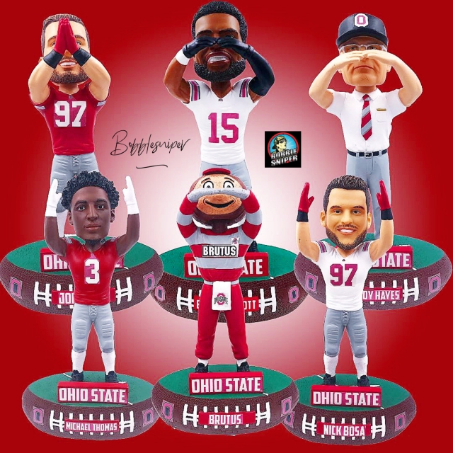 The Bobble Hall reveals 7 New Ohio State Buckeye Bobbleheads Just In Time For Kickoff
