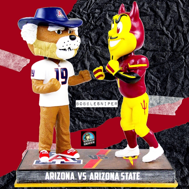 No Love Lost between the Wildcats and Sun Devils As The Bobble Hall Drops a New Exclusive Bobblehead
