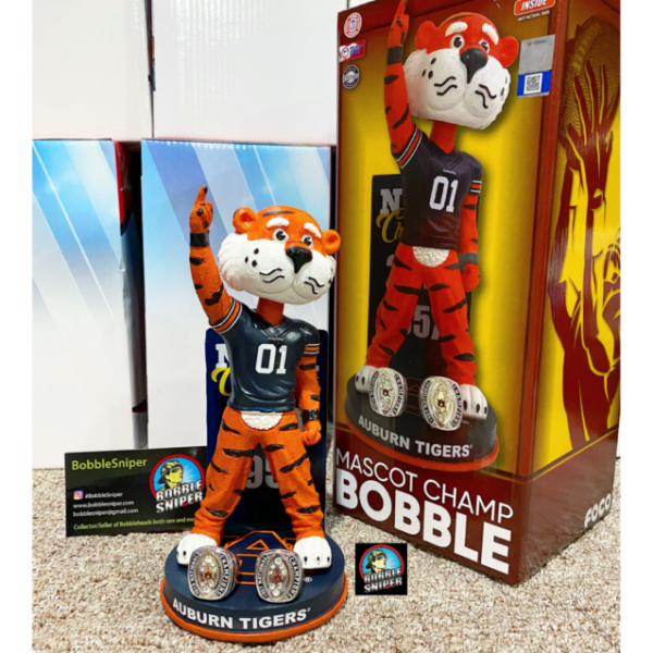 The Bobblehead Hall of Fame Makes a Roar with an Auburn Tigers National Championship Bobblehead