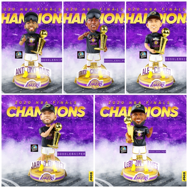 The Lake Show Isn’t Over As FOCO Releases 5 New LA Laker Bobbleheads