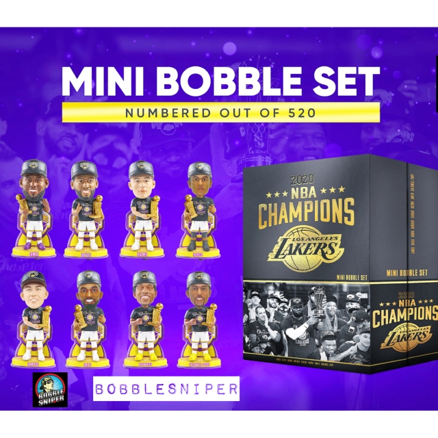 FOCO Pays Tribute To The Lakers With An Elite Mini Bobblehead Set