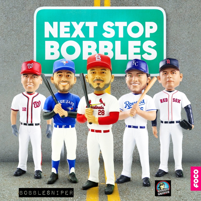 FOCO Adds 3 New MLB “Next Stop” Bobbleheads To The List