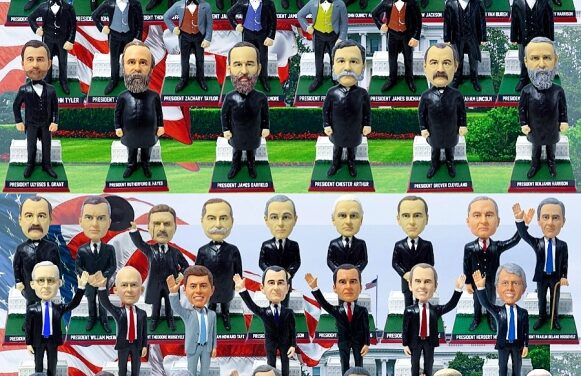 The Bobble Hall Celebrates Presidents Day With 45 New Bobbleheads