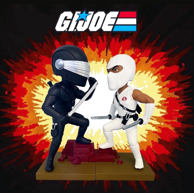 Icon Heroes Introduces G.I. Joe Storm Shadow & Snake Eyes Exclusive Bobbleheads