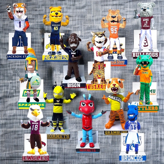 The Hall Honors Black History Month With 13 New College Bobbleheads