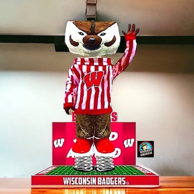 The Wisconsin Badgers And The Bobble Hall Spring Into Step With 2 New Bobbleheads